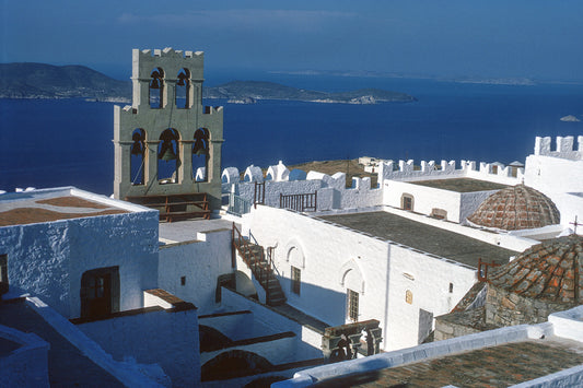 In Patmos the Moanstery with its view