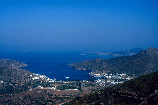 Amorgos island, Katapola view from above