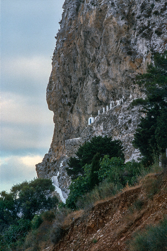 The chapel towards Aigiali in Amorgos island