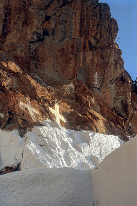 The rock and the Monastery in Amorgos