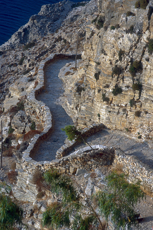 The road to the Monastery Amorgos island