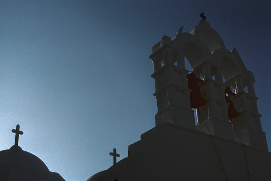 Belltower in Chora Amorgos island