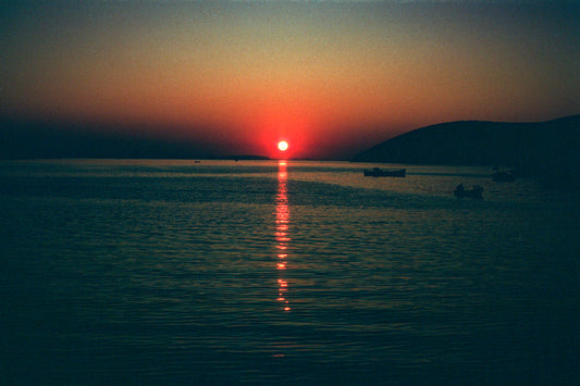 Ηλιοβασίλεμα στα Κατάπολα στην Αμοργό