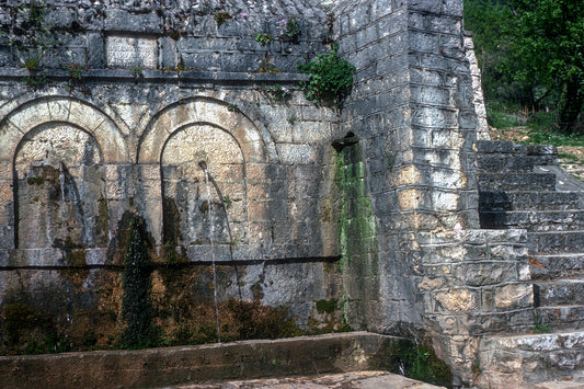 Epirus the fountains in Aristi village