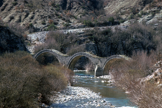 Epirus the triple bridge before arriving in Kipi