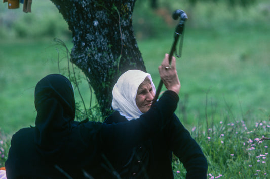 Epirus two women in Pogoni village