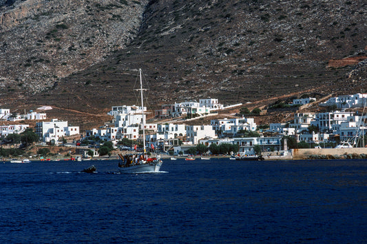 Sifnos the port towards Kamares