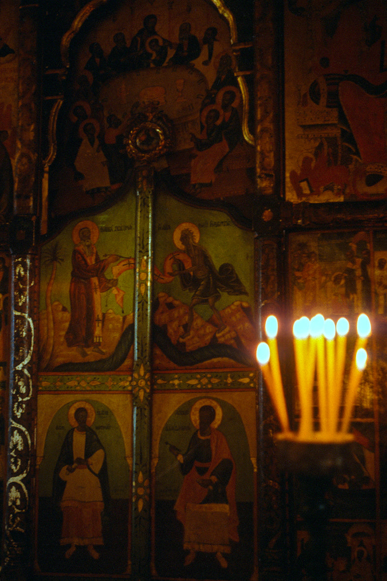 Inside a church in Sifnos