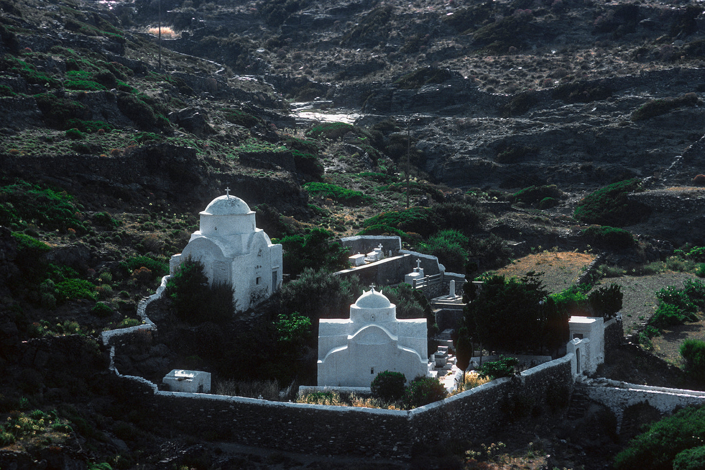 Sifnos the two churches in Kastro