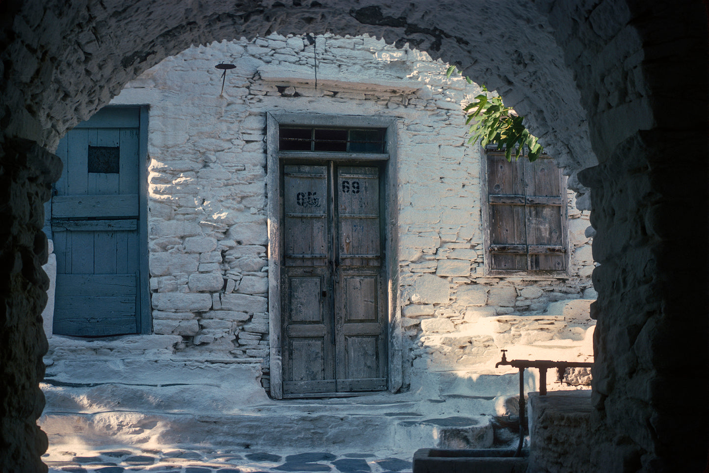 Sifnos, typical doors in Kastro