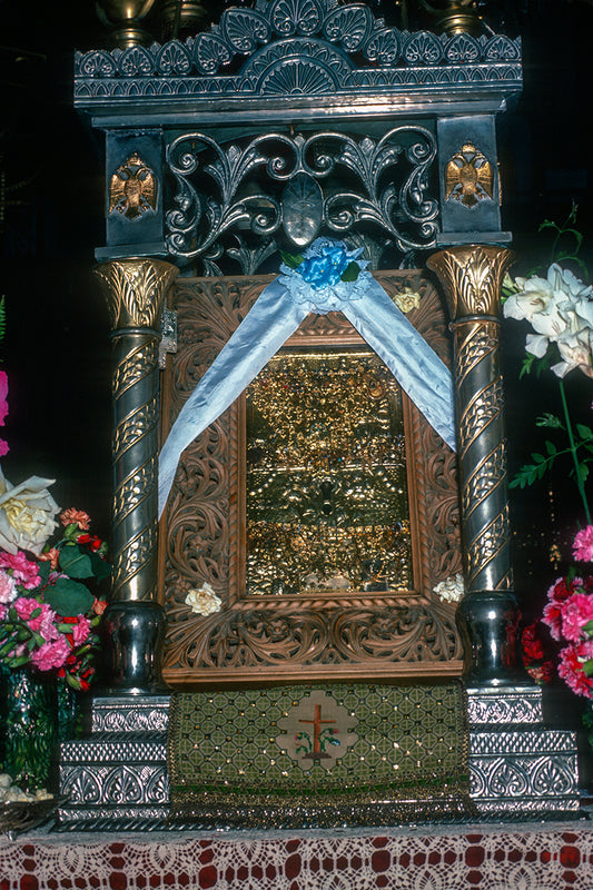 Sifnos the icon in Chrysopigi church