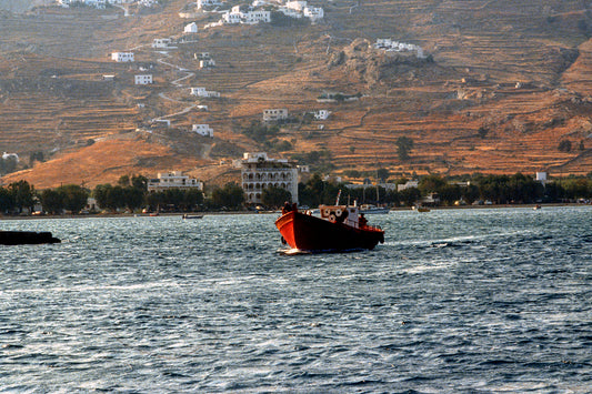 A fishing boat in Serifos