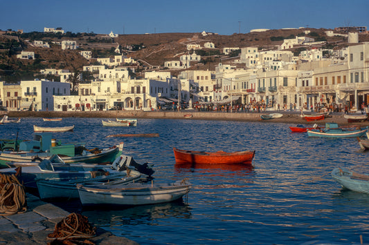 The port of Mykonos