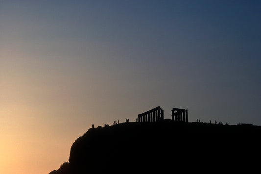 Sunset in Cape Sounion