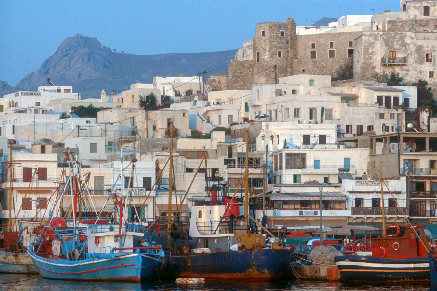 View of Naxos island