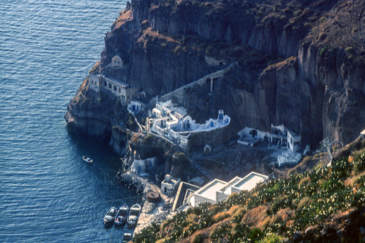 The port of Santorini