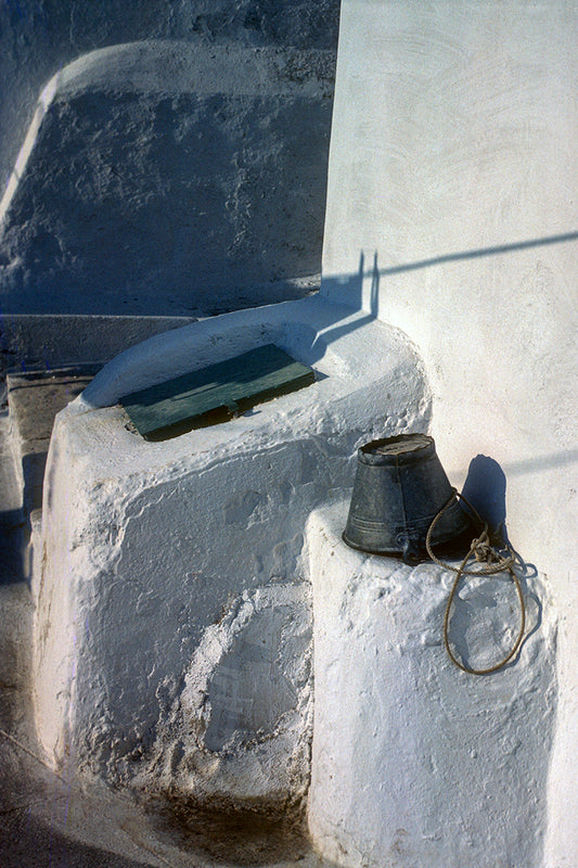 A well in Santorini