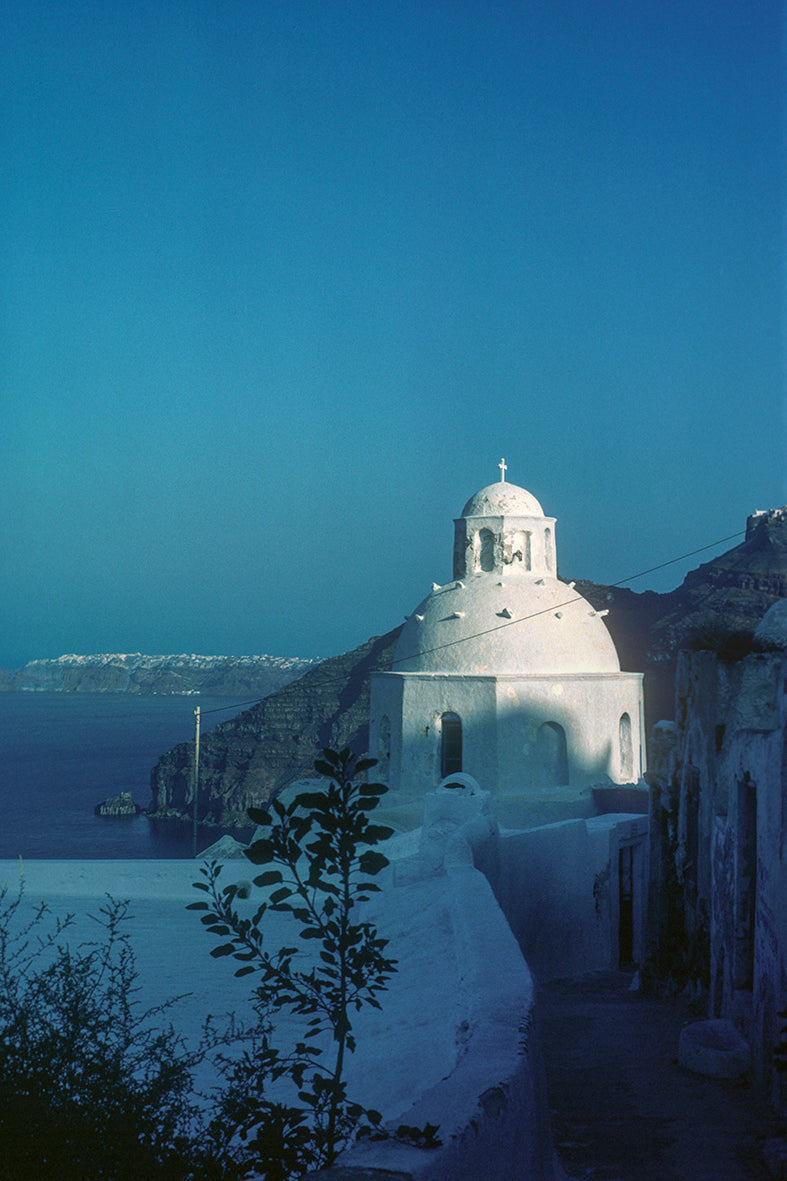 The church Aghios Minas in Santorini