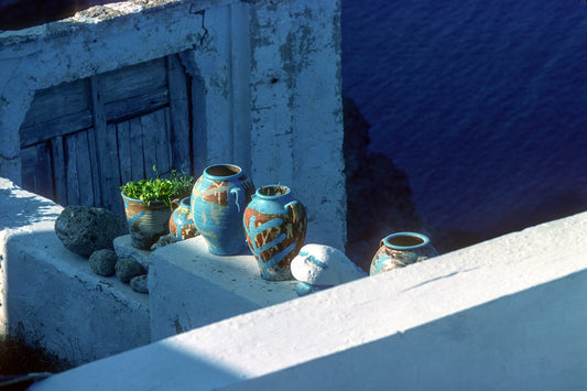 Small jars in Santorini