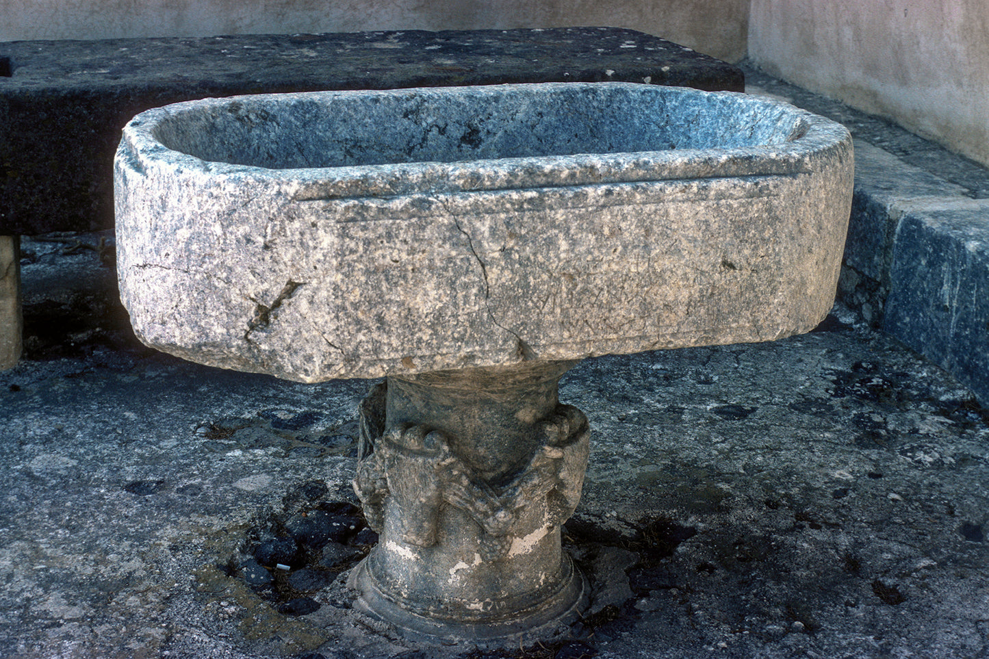 A well in Santorini