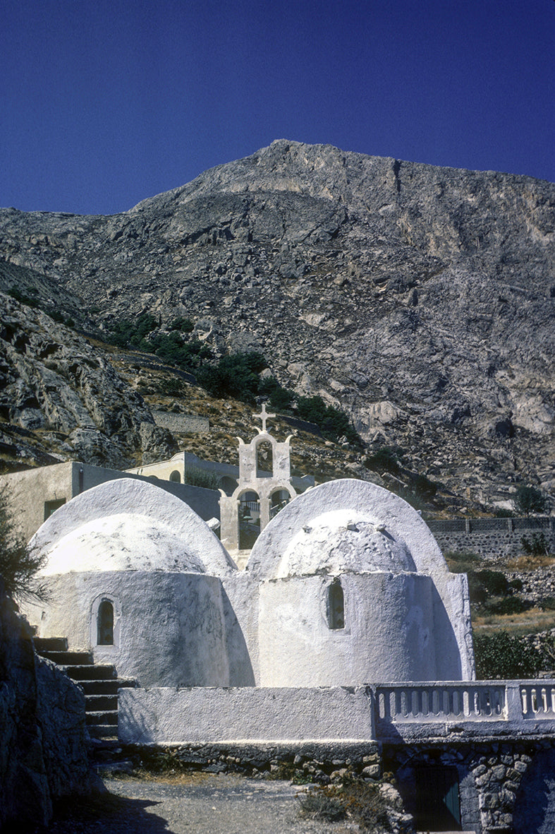 Santorini one of its churches