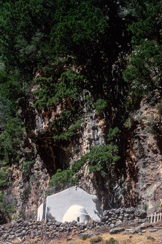 Crete the small church in the Samaria canyon