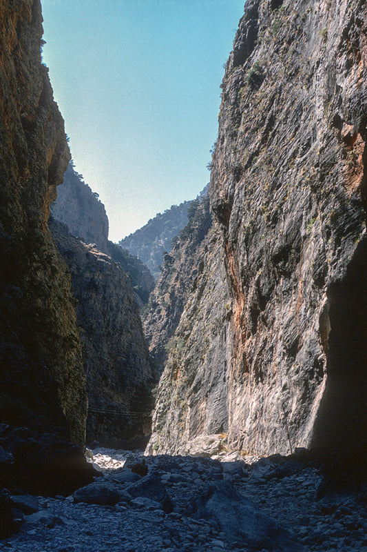 Crete the Samaria canyon