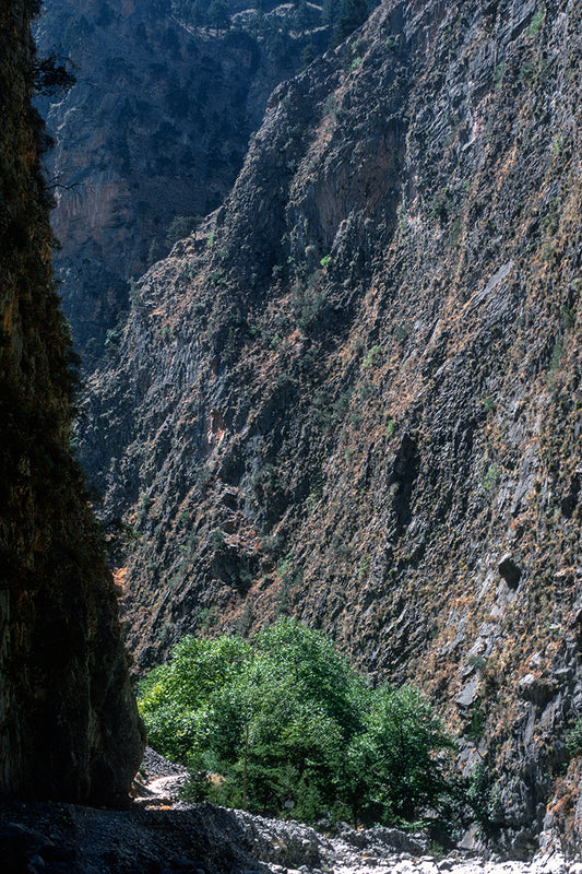 Crete the Samaria canyon