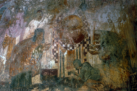 Κρήτη τοιχογραφία στην Ιερά Μονή Βαλσαμονέρου