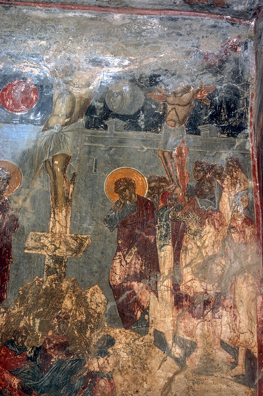 Κρήτη τοιχογραφία στην Ιερά Μονή Βαλσαμονέρου