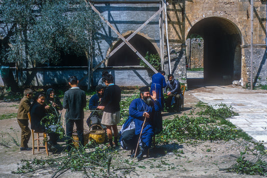 Κρήτη η προετοιμασία του Επιταφίου στο Αρκάδι