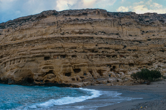 Crete, the caves in Matala