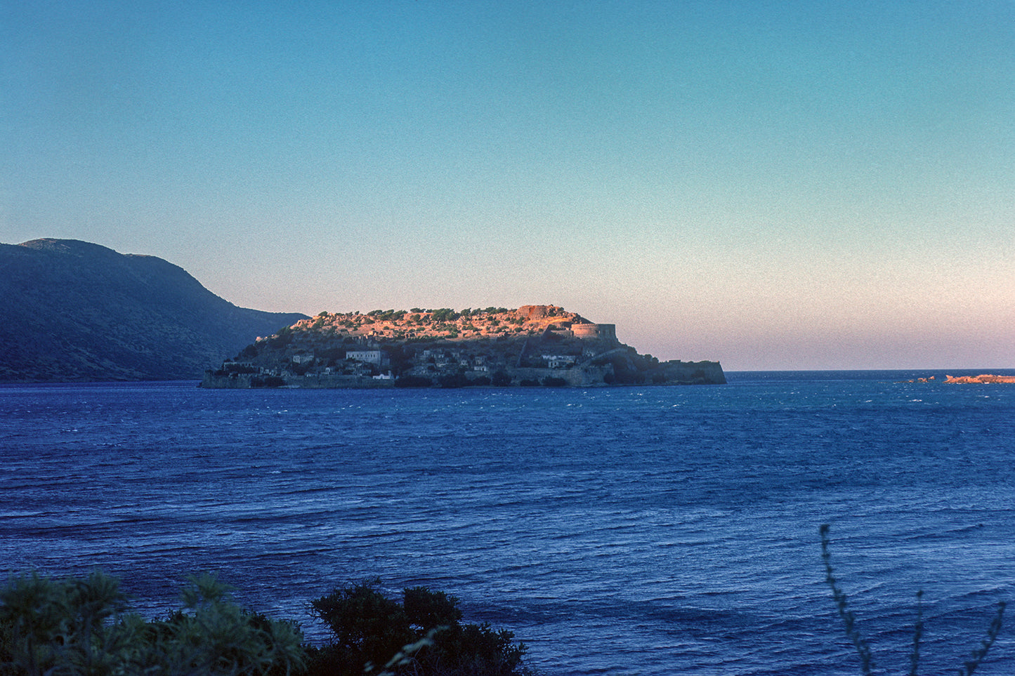 Crete, the Spinalonga at Aghios Nikolaos