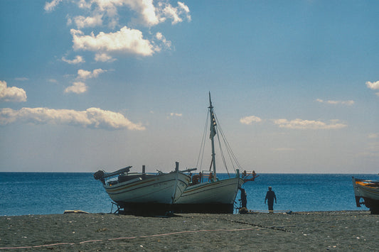 Crete, the fishing boats in Ierapetra