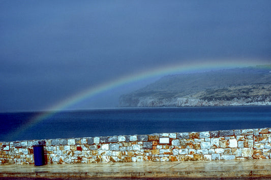 Mani in Diros the rainbow