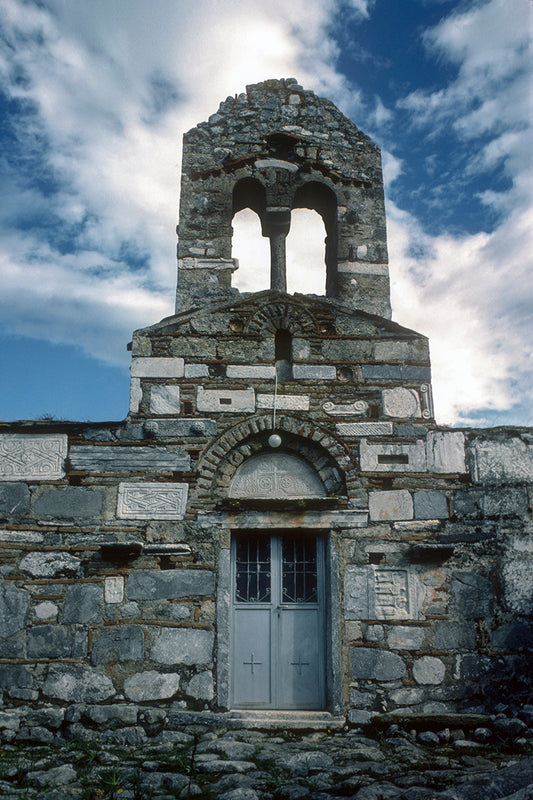 Aghios Ioannis Keria in Mani a cloudy day