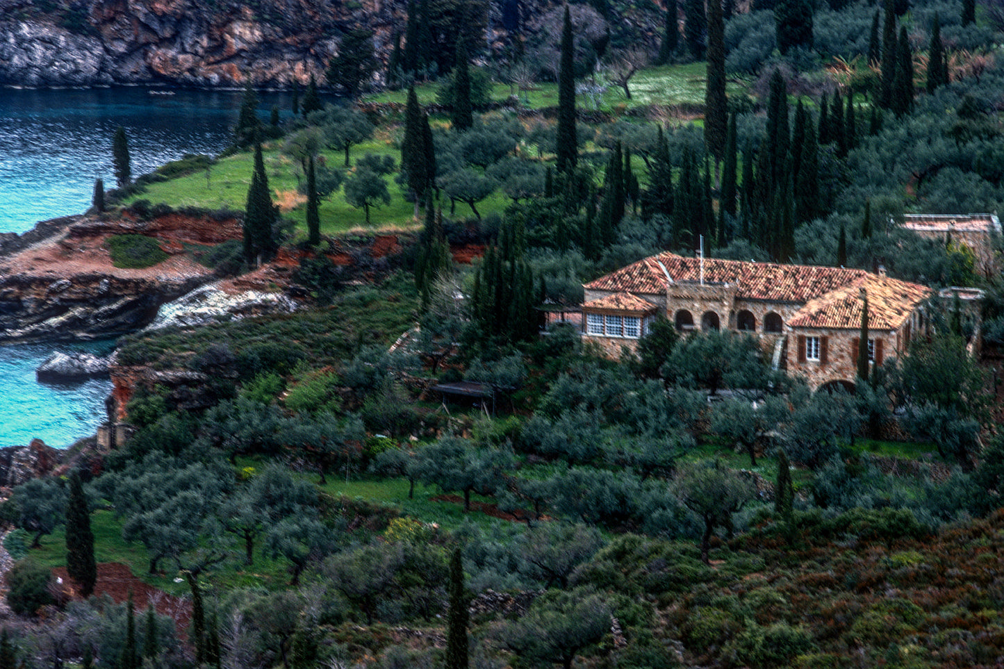 The famous house of late Patrick Leigh Fermor in Kardamyli