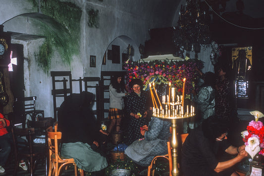 The preparation of the Epitaph in Mani