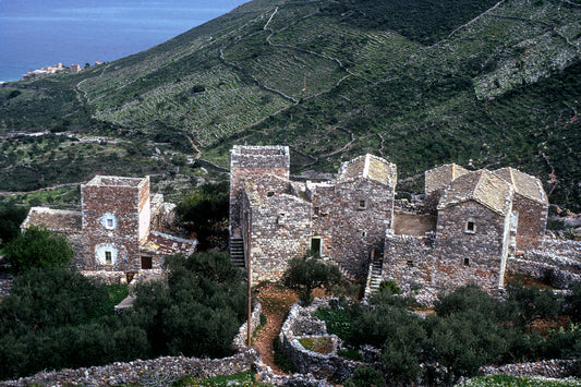 A complex of towers somewhere in Mani