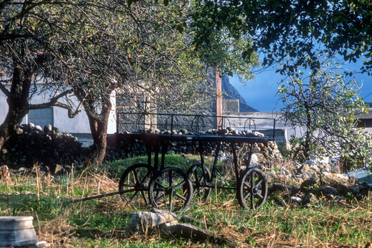 An old hearse in Mani