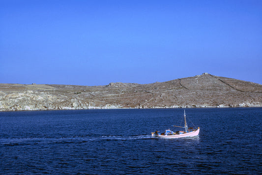 A caique in Hydra