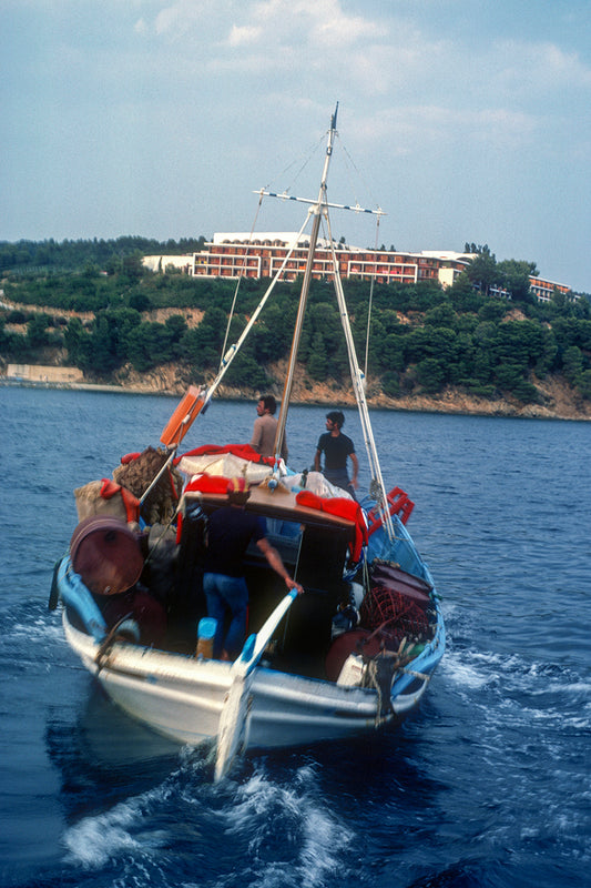 Fishing boats in Skiathos island