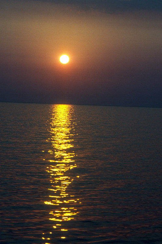 Sunset in the Aegean Sea