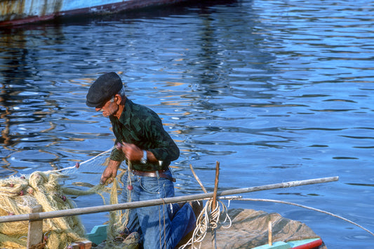 A fisherman in Galaxeidi