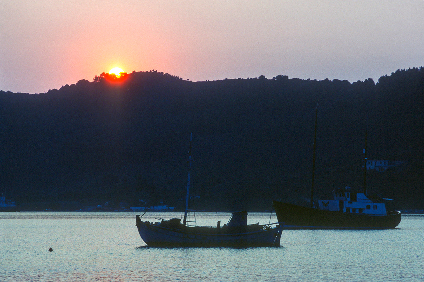 Sunset in Skopelos island