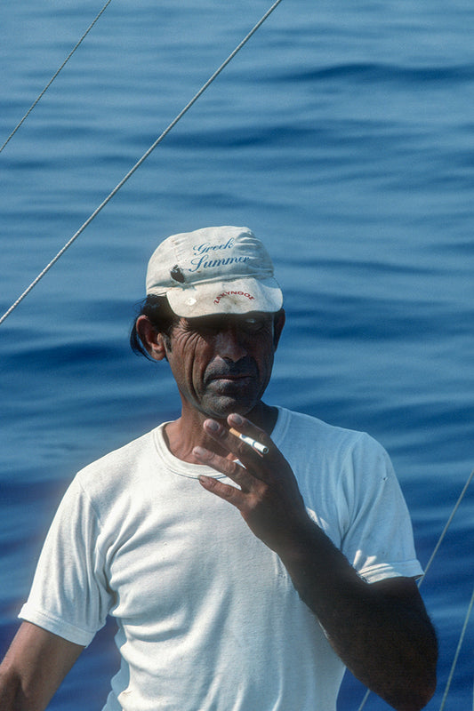 A fisherman somewhere in the Ionian Sea