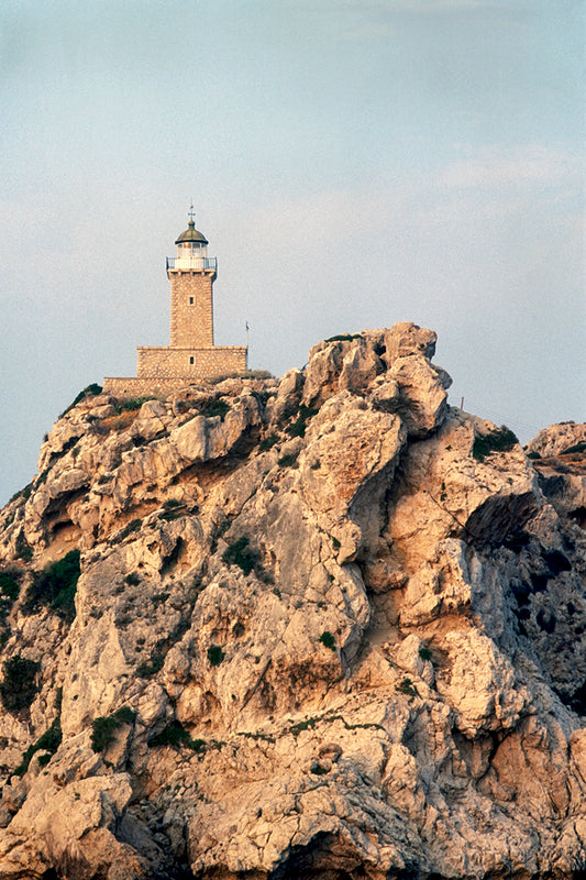 A lighthouse somewhere in the Aegean Sea