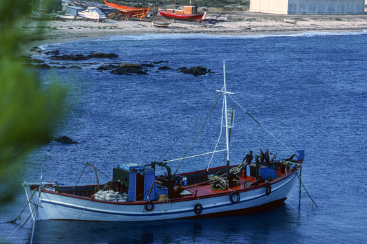 A fishing boat in Ouranoupolis