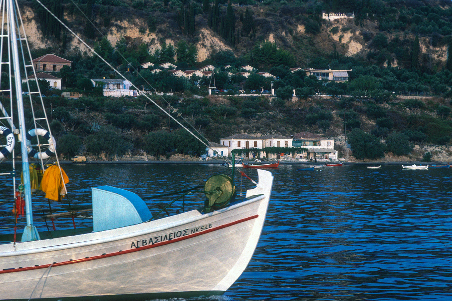 A fishing boat in the Ionian Sea