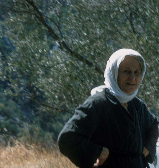 A farmer in Samos